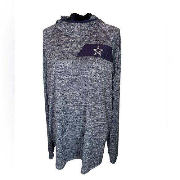 DALLAS COWBOYS AUTHENTIC NFL FOOTBALL LOGO HOODIE MENS SIZE XL - Picture 2 of 11